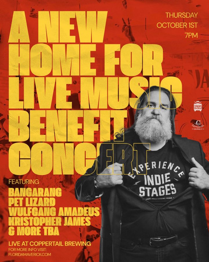 A New Home For Live Music Benefit Concert — show poster