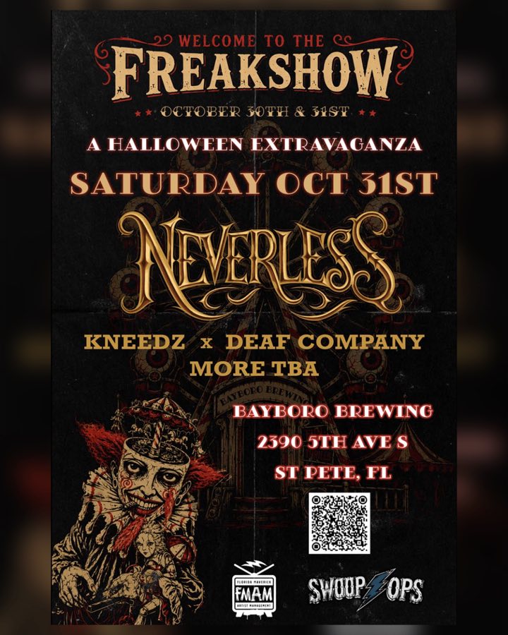 Welcome to the FreakShow — Night Two: Neverless — show poster